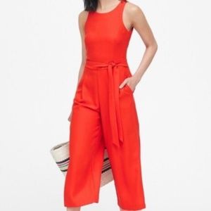 Banana Republic Orange Wide Leg Jumpsuit
